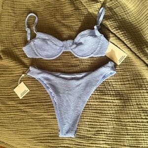 Monday Swimwear Light Blue Bikini Set